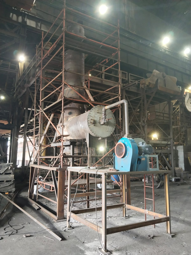 ASX industrial combustion project installation